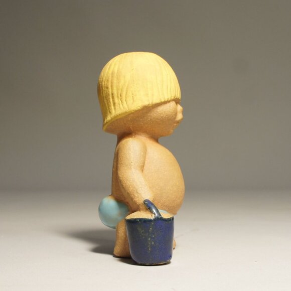 Rare figure, Lisa Larson for Gustavsberg, "Sven" from the "Väeldens Barn" Series - Picture 2 of 3